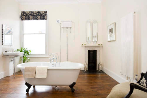 Interior design for large bathroom in a period house in Leamington Spa, Warwickshire